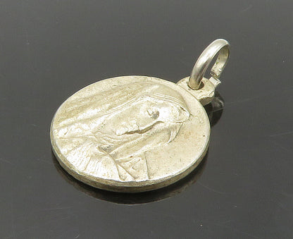 925 Sterling Silver  Vintage Antique Petite Religious Figure Pendant  PT13217