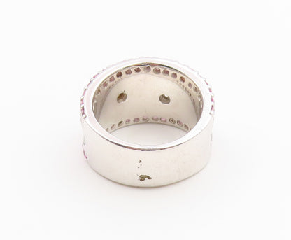 925 Sterling Silver Vintage Ring LONDON LINKS Mother Of Pearl  Sz 5  RG36784