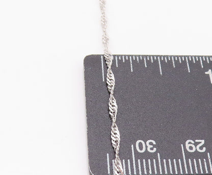 925 Sterling Silver Vintage Necklace Designer Cat's Eye & CZ Dragonfly  NE4521