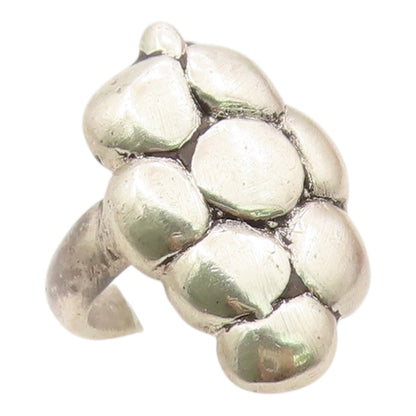 925 Sterling Silver Vintage Ring BUCCELLATI Antique Pebble Band  Sz 3.5  RG36405