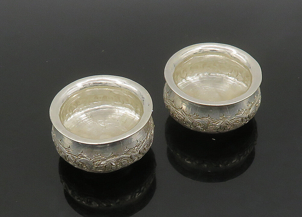 MIDDLE EAST 925 Sterling Silver  Vintage 2 Pcs Petite Trinket Bowls  TR3215