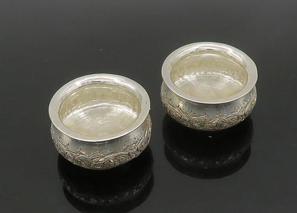 MIDDLE EAST 925 Sterling Silver  Vintage 2 Pcs Petite Trinket Bowls  TR3215