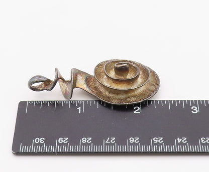 925 Sterling Silver Vintage Pendant SILPADA ISRAEL Classic Spiral Shell  PT26321