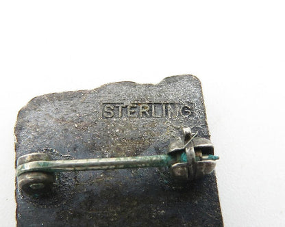 925 Sterling Silver  Vintage Petite Stern's Founders Club Brooch Pin  BP4241