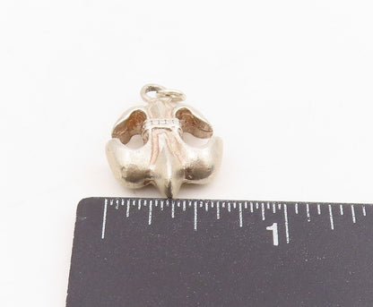 925 Sterling Silver Vintage Pendant Modernist Nautical Anchor Charm  PT25580