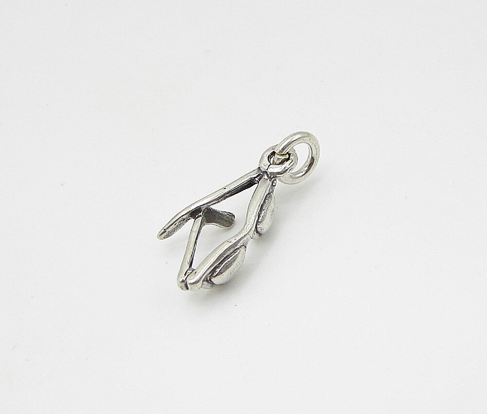 925 Sterling Silver  Vintage Sunglasses Charm Pendant  PT1868