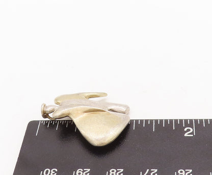 925 Sterling Silver Vintage Brooch Pin Designer Solid Cutout Angel  BP11082