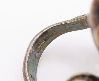 925 Sterling Silver Vintage Ring PANETTA Brutalist Tangled Band  Sz 6  RG34162