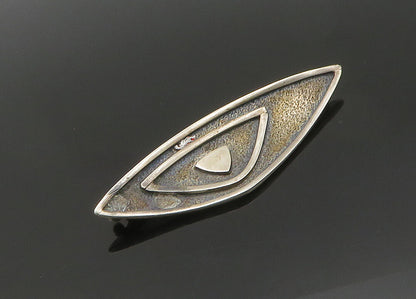 RUDOLPH ANDERSEN DENMARK 925 Silver  Vintage Oxidized Brooch Pin  BP8361