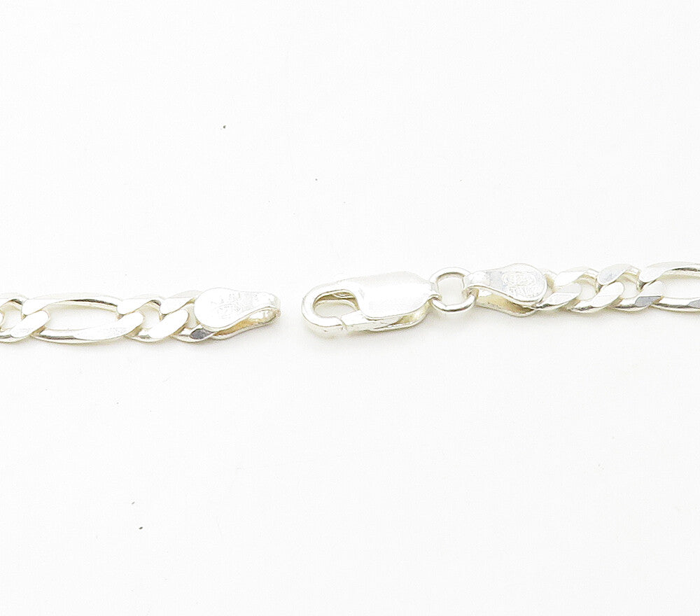 925 Sterling Silver  Shiny Polished Minimalist Curb Link Chain Necklace NE2689