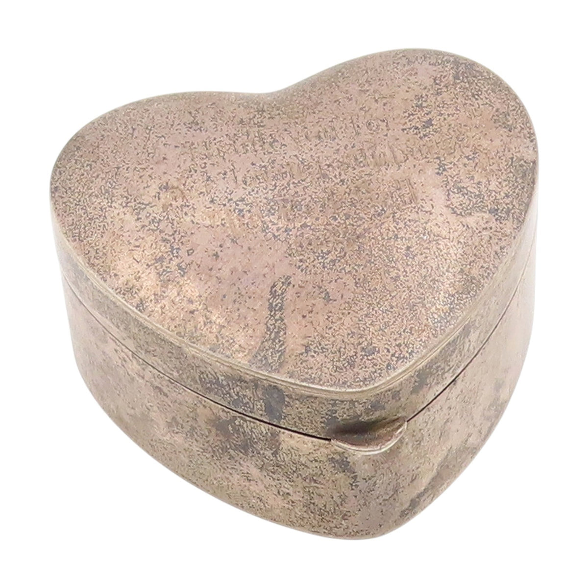 925 Sterling Silver Vintage Pill Box TIFFANY & CO Solid Love Heart OPENS  TR4145