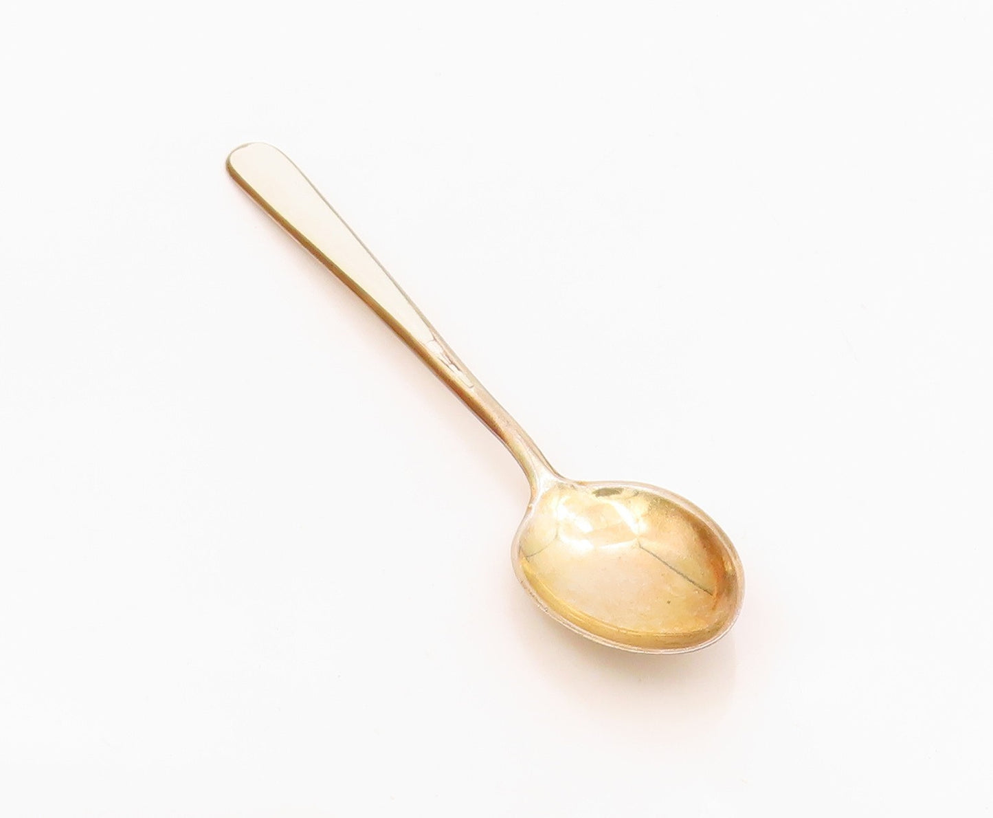 NORWAY 925 Sterling Silver Vintage Enamel Polished Spoon Souvenir TR3417