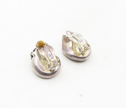 AIRESS 925 Sterling Silver  Vintage Rope Twist Non Pierce Earrings  EG4932