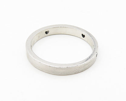 LIPUSA 925 Silver  Vintage Faith Believe Grace Band Ring Sz 6.5  RG10293