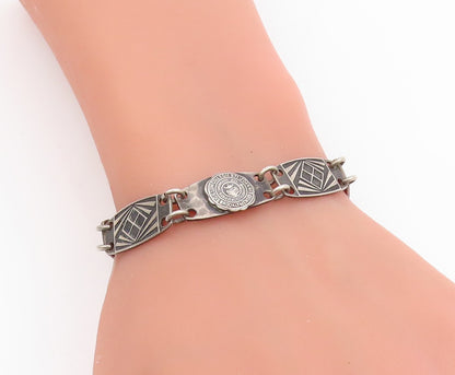925 Sterling Silver Vintage Bracelet St. John's College Brooklyn Alumni  BT11475