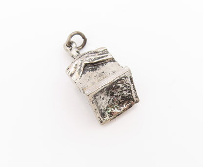 925 Sterling Silver Vintage Pendant 3D Abraham Lincoln Memorial Charm  PT25023