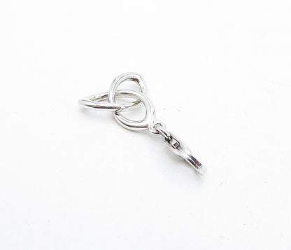 SHANORE 925 Sterling Silver  Vintage Petite Shiny Celtic Knot Pendant  PT3188