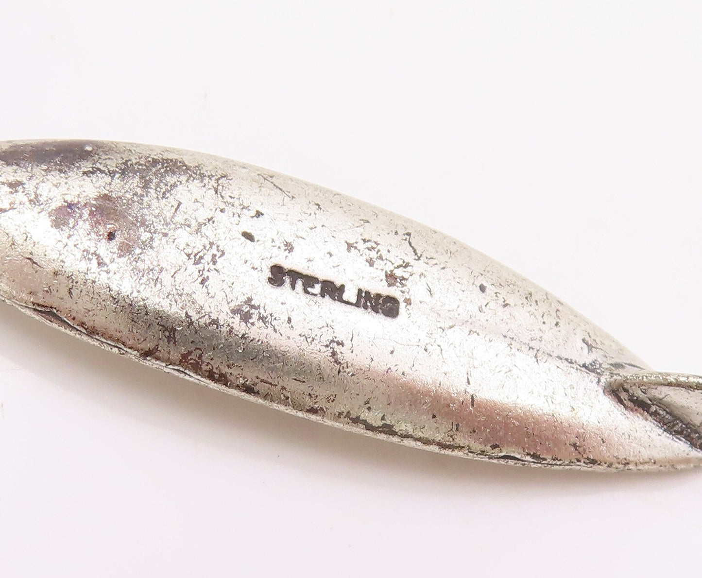 925 Sterling Silver Vintage Pendant Antique Cutout Surfing Board PT23923