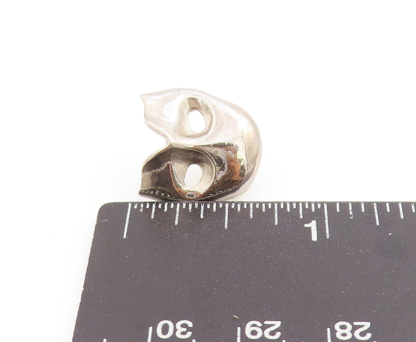 925 Sterling Silver Vintage Pin Theater Face Mask Masquerade Design  TR4044
