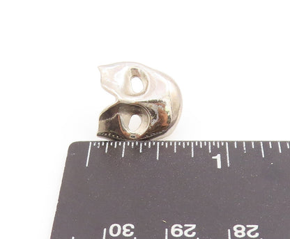 925 Sterling Silver Vintage Pin Theater Face Mask Masquerade Design  TR4044