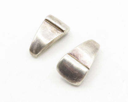 BAYANIHAN 925 Silver  Vintage Dark Tone Smooth Non Pierce Drop Earrings EG6914