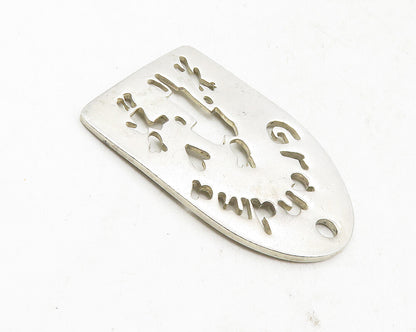 ANNI CO. 925 Sterling Silver  Vintage Cutout Grandma Love Pendant  PT7780
