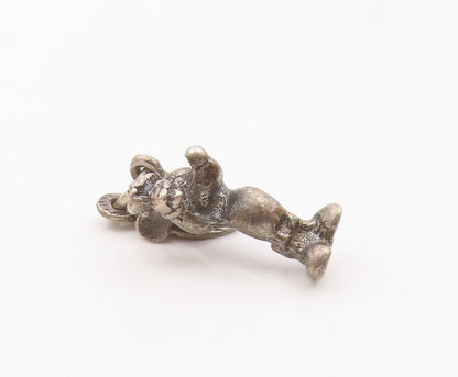 WALT DISNEY 925 Sterling Silver  Vintage Petite Mikey Mouse Pendant  PT17041