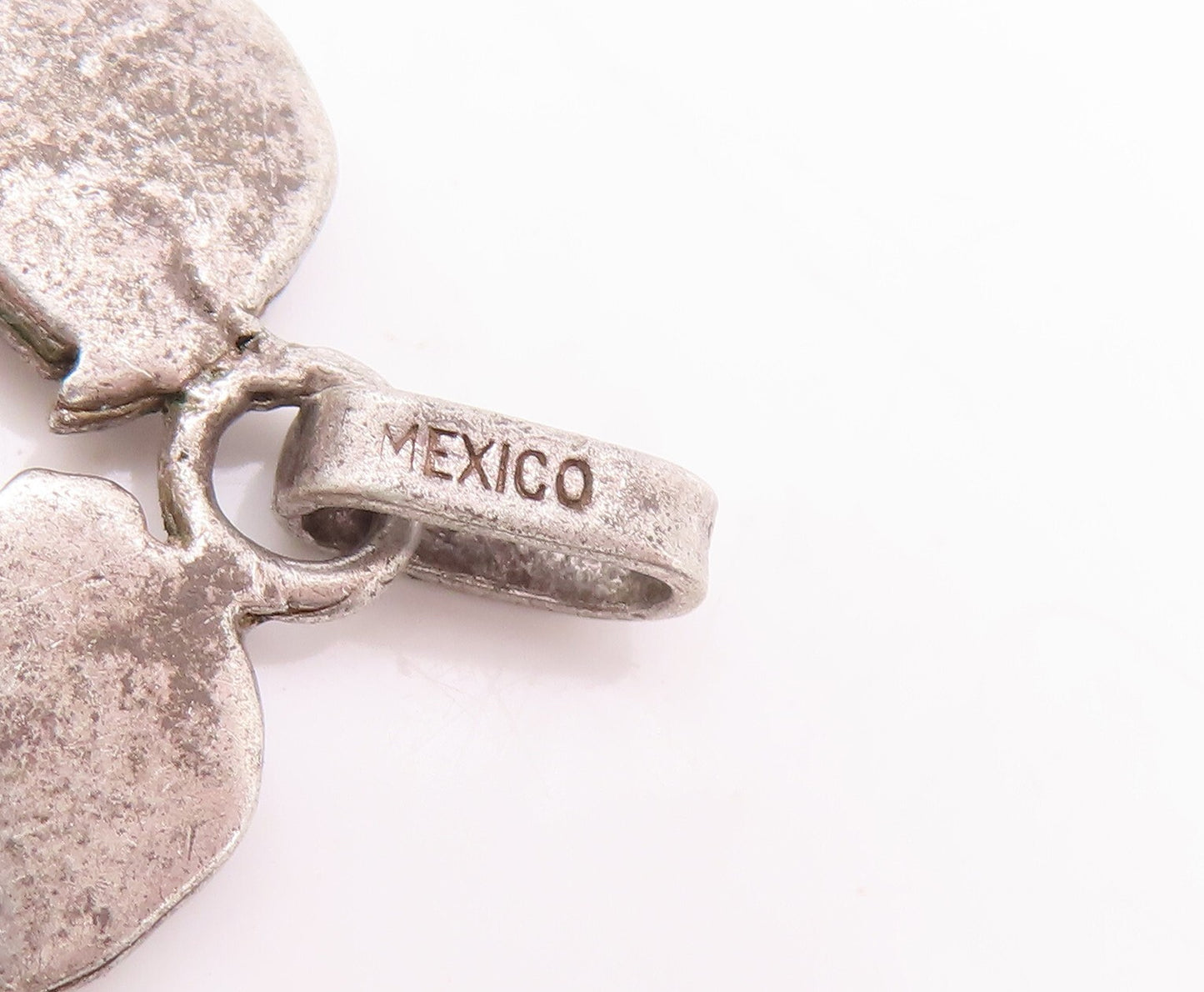 925 Sterling Silver Vintage Pendant Happy Children Holding Hands  PT23424