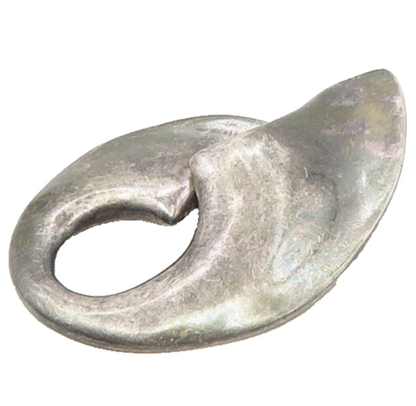 JONDELL 925 Silver  Vintage Dark Tone Modernist Smooth Brooch Pin  BP7030