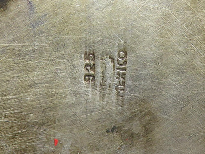 MEXICO 925 Sterling Silver  Vintage Modernist Wide Cuff Bracelet  BT9372