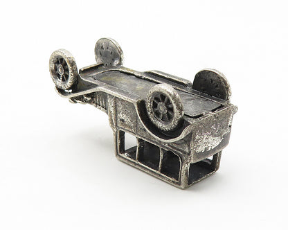 925 Sterling Silver  Vintage Dark Tone Old Fashioned Car Trinket   TR1817
