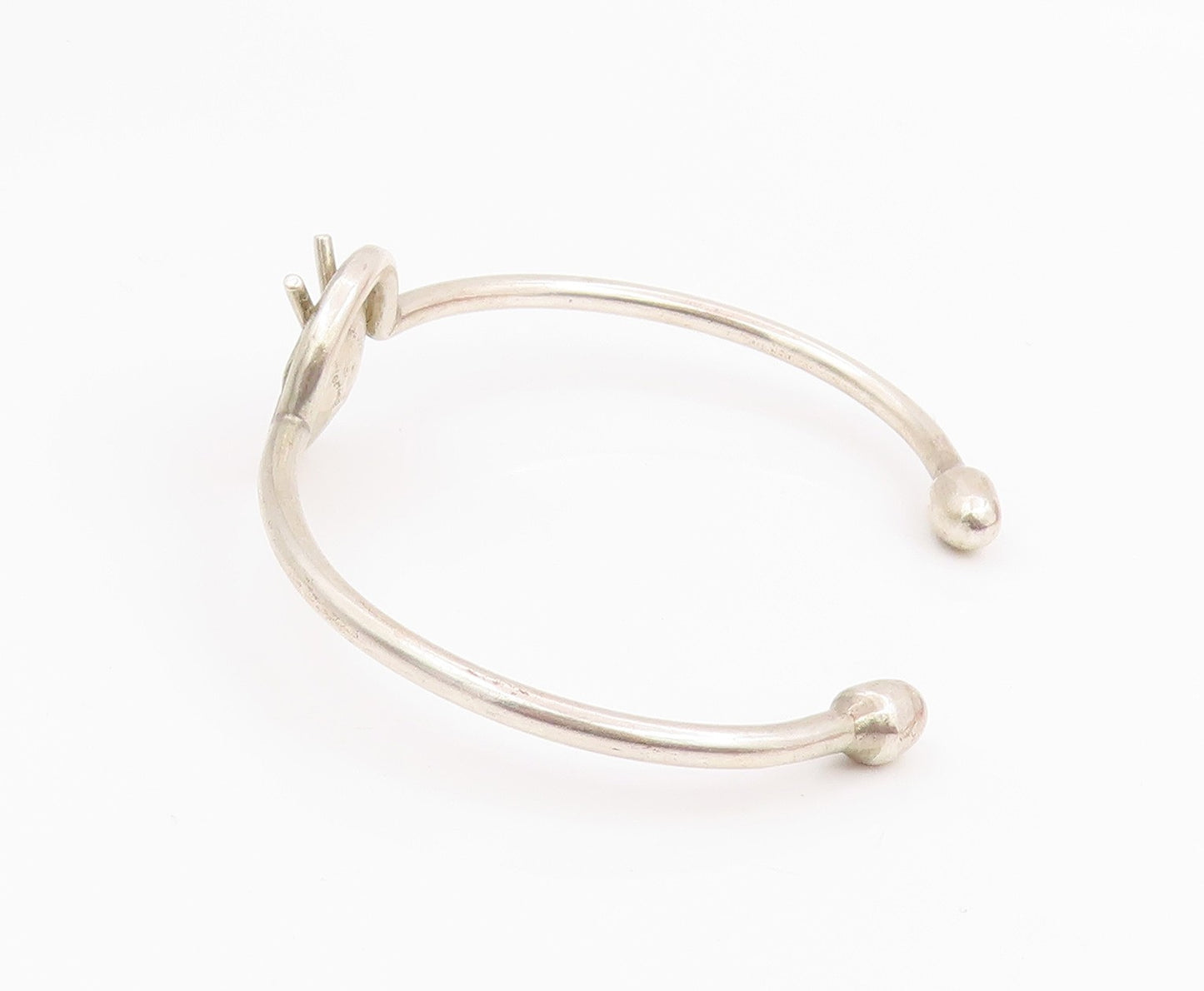 925 Sterling Silver Vintage Bracelet CHRIS ANDERSON Musical Drum Cuff  BT11951