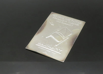 925 Sterling Silver  Vintage Star Trek 1989 Collection Card  TR3084