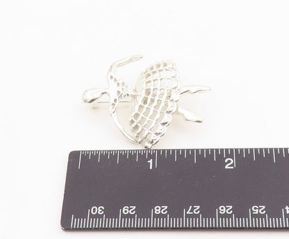 925 Sterling Silver Vintage Brooch Graceful Ballerina Ballet Dancer Pin  BP11978