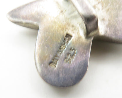 BAYANIHAN 925 Sterling Silver  Vintage Dark Tone Crossed Pendant  PT14472