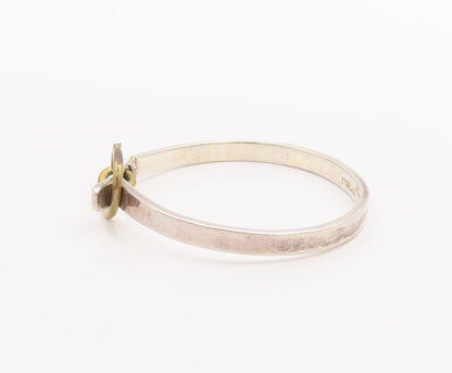 925 Sterling Silver Vintage Bracelet Solid Anchor Hook Lock  BT10680