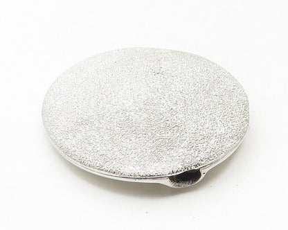 NUOVE GIOIE 925 Silver  Vintage Textured Cutout Design Slide Pendant  PT7659