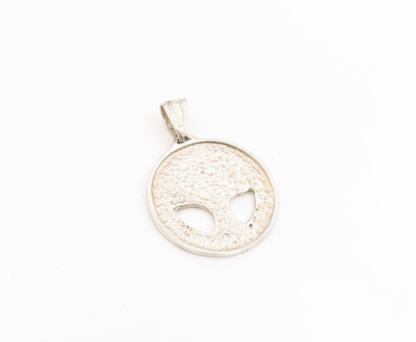 925 Sterling Silver Vintage Pendant Two Tone Intricate Tree of Life  PT25708