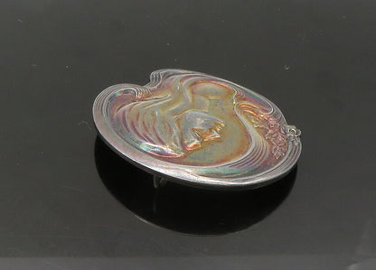 LUNT 925 Sterling Silver  Vintage Mother's Day 1973 Shiny Brooch Pin  BP8566