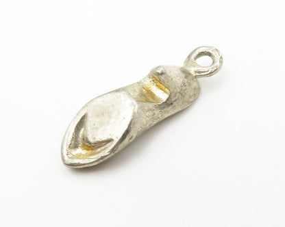 925 Sterling Silver  Vintage Petite Single High Heel Shoe Pendant  PT10856