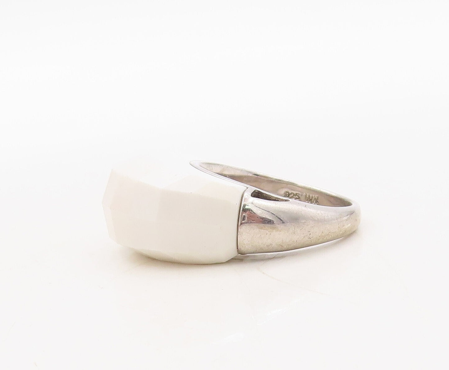 925 Sterling Silver Vintage Ring WHITNEY KELLY Designer Gemstone  Sz 8  RG31058
