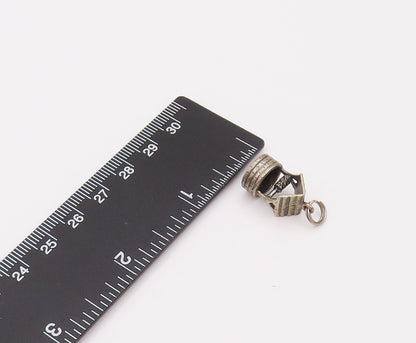 DANECRAFT 925 Sterling Silver  Vintage Mini Water Well Charm Pendant  PT22069