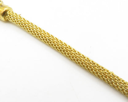 925 Silver  Blue Topaz & Genuine Diamonds Gold Plated Chain Bracelet  BT5548