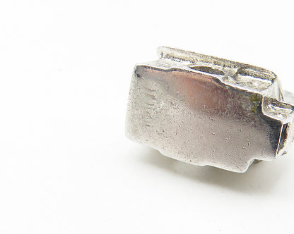 925 Sterling Silver  Vintage Shiny Petite Church House Motif Pendant  PT9094