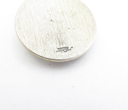 CREED 925 Sterling Silver  Vintage Petite Saint Elizabeth Round Pendant PT3401