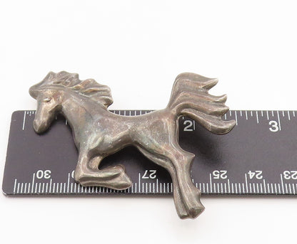 925 Sterling Silver Vintage Brooch KABANA Running Horse Figurine Pin  BP12127