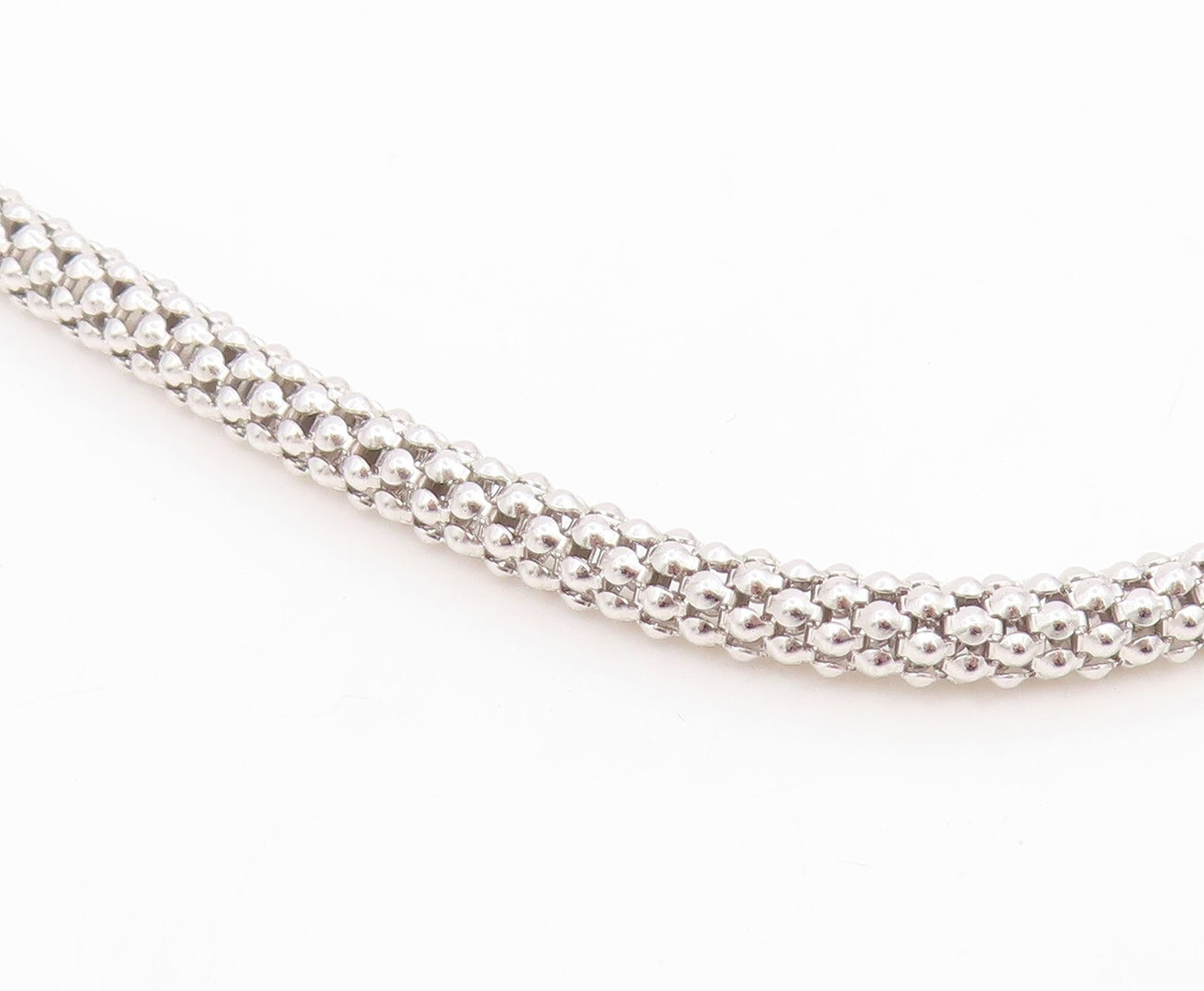925 Sterling Silver Vintage Necklace JUDITH RIPKA CZ Elegant Tassel Chain NE4857