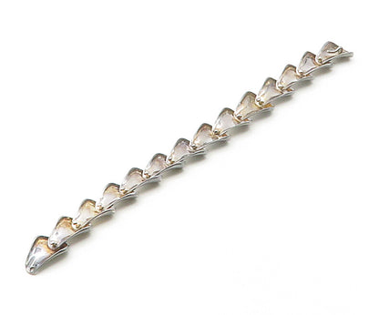 RLM STUDIO 925 Silver  Vintage Dark Tone Modernist Chain Bracelet  BT6542