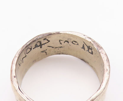 925 Sterling Silver Vintage Ring JES MAHARRY Grow Strong Tree  Sz 11  RG36650