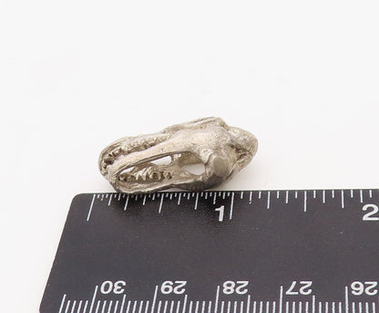 925 Sterling Silver Vintage Pendant Solid Cutout Dinosaur Skull  PT23567
